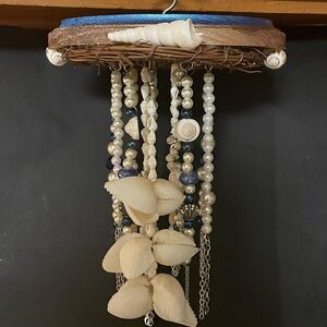 Seashell and Bead Hanging Decor